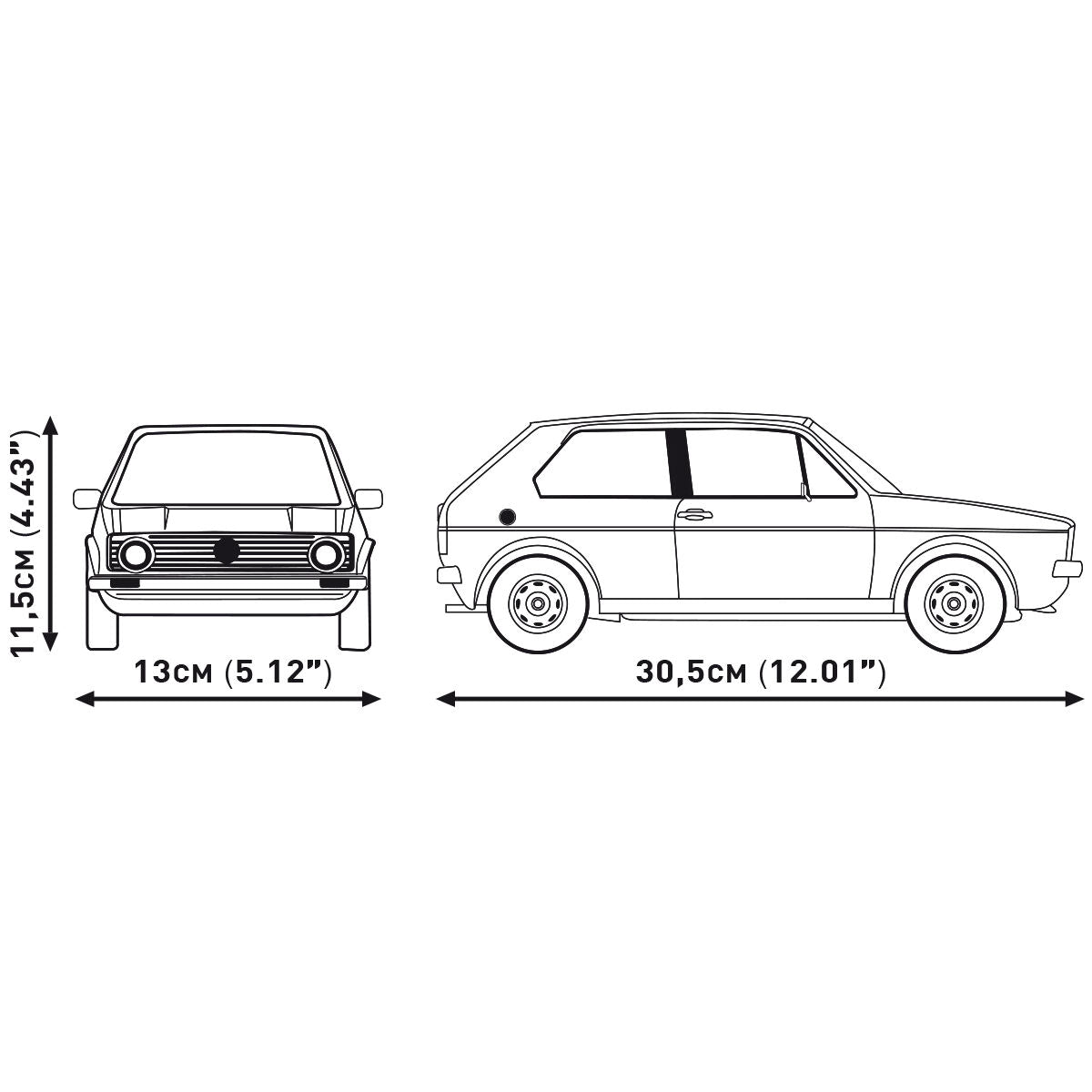 COBI EXECUTIVE EDITION Volkswagen GOLF GTI: Set #24358