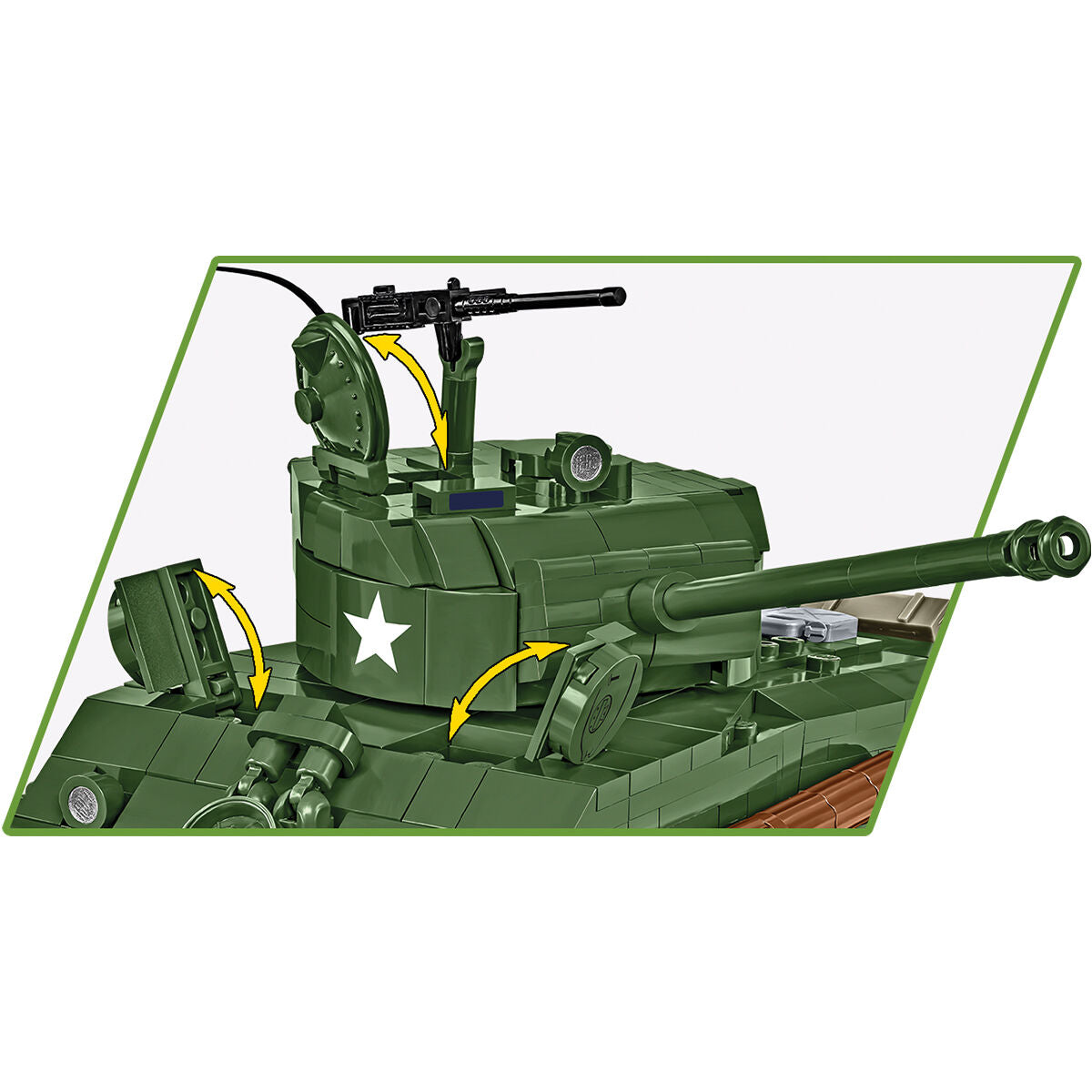 COBI Sherman M4A2E8(76)W Tank : Set #3118