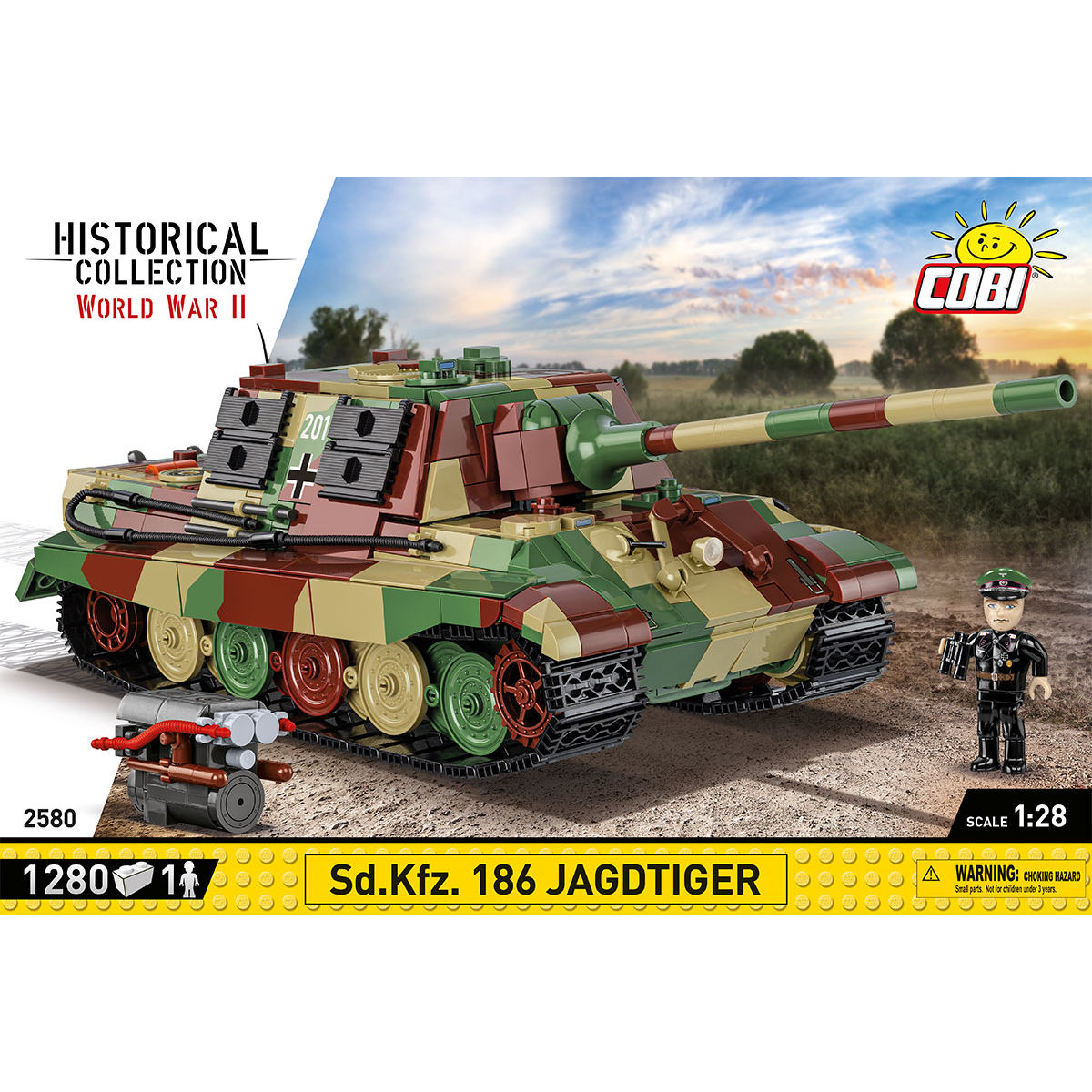 COBI PanzerJäger Tiger Heavy Tank Destroyer : Set #2580