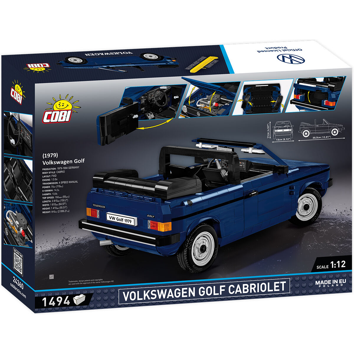 COBI Volkswagen GOLF Cabriolet: Juego #24360