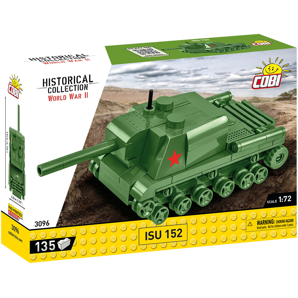 Tanque COBI ISU 152 Escala 1:72: Set #3096