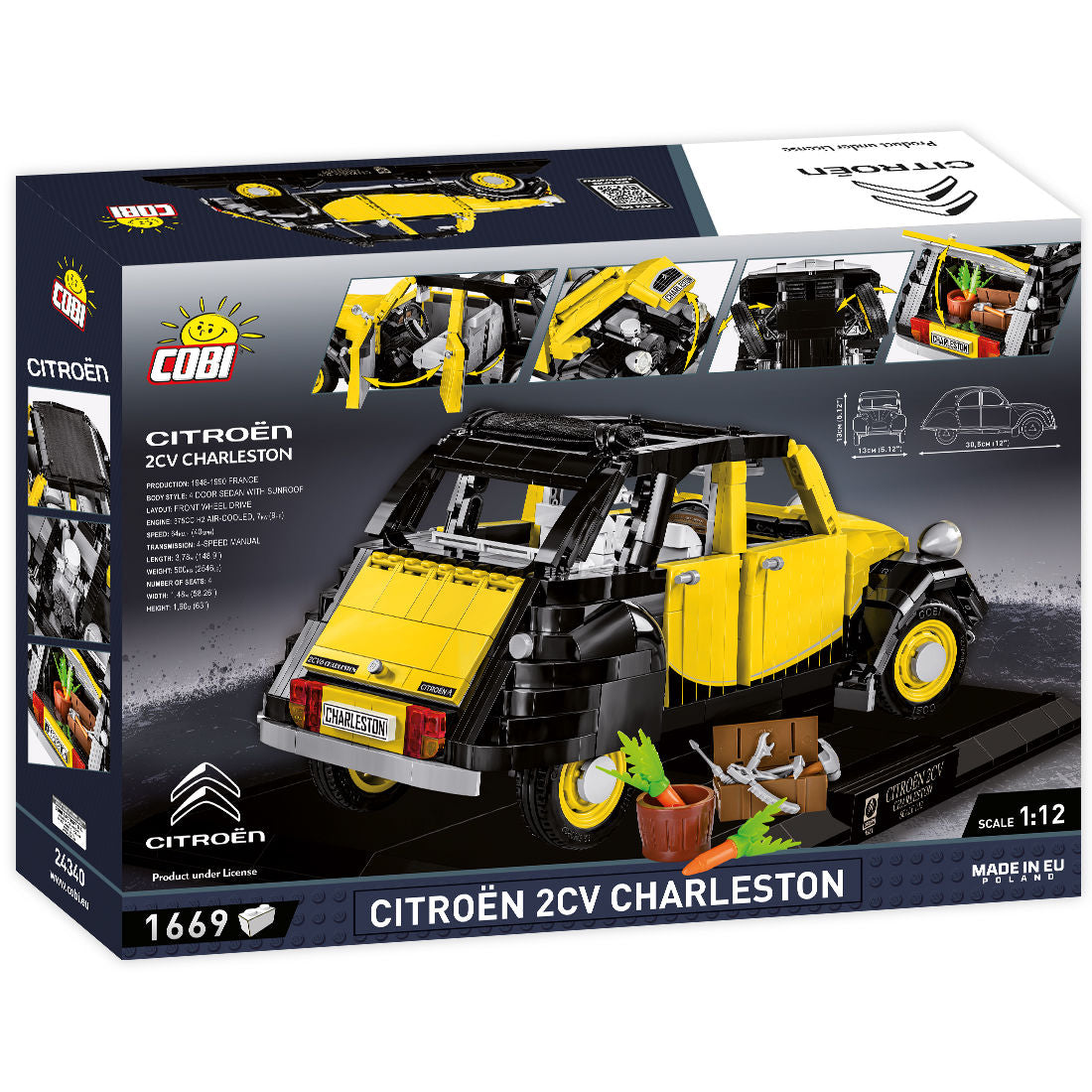 COBI EXECUTIVE EDITION Citroen 2CV Charleston: Set #24340