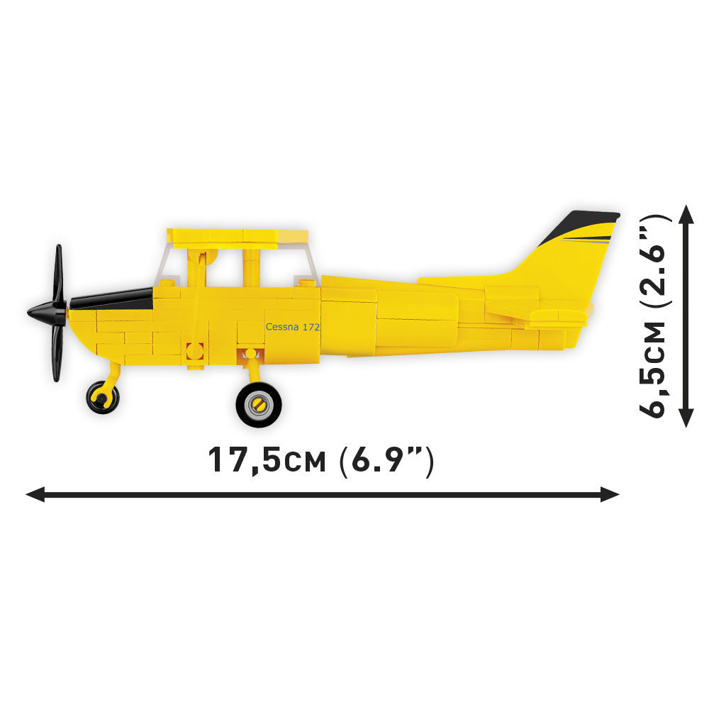 COBI Cessna 172 Skyhawk Aircraft (Yellow): Set #26621