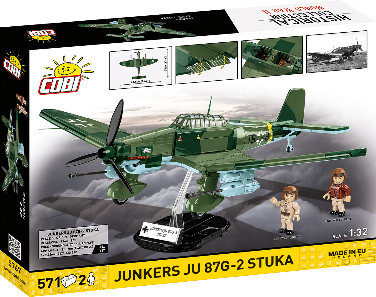 COBI Junkers JU 87G-2 STUKA Dive Bomber: Set #5767