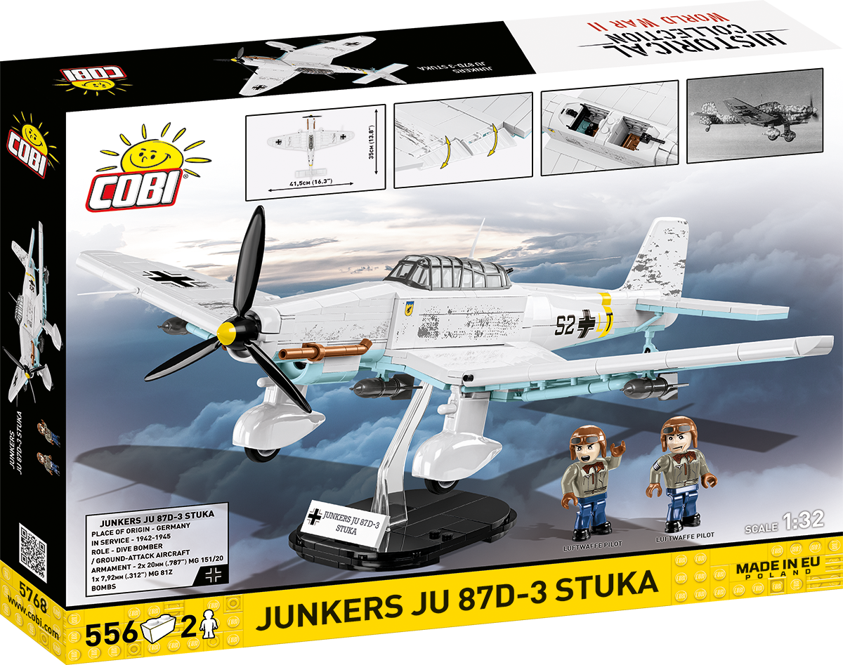 COBI Junkers JU 87D-3 STUKA Dive Bomber: Set #5768
