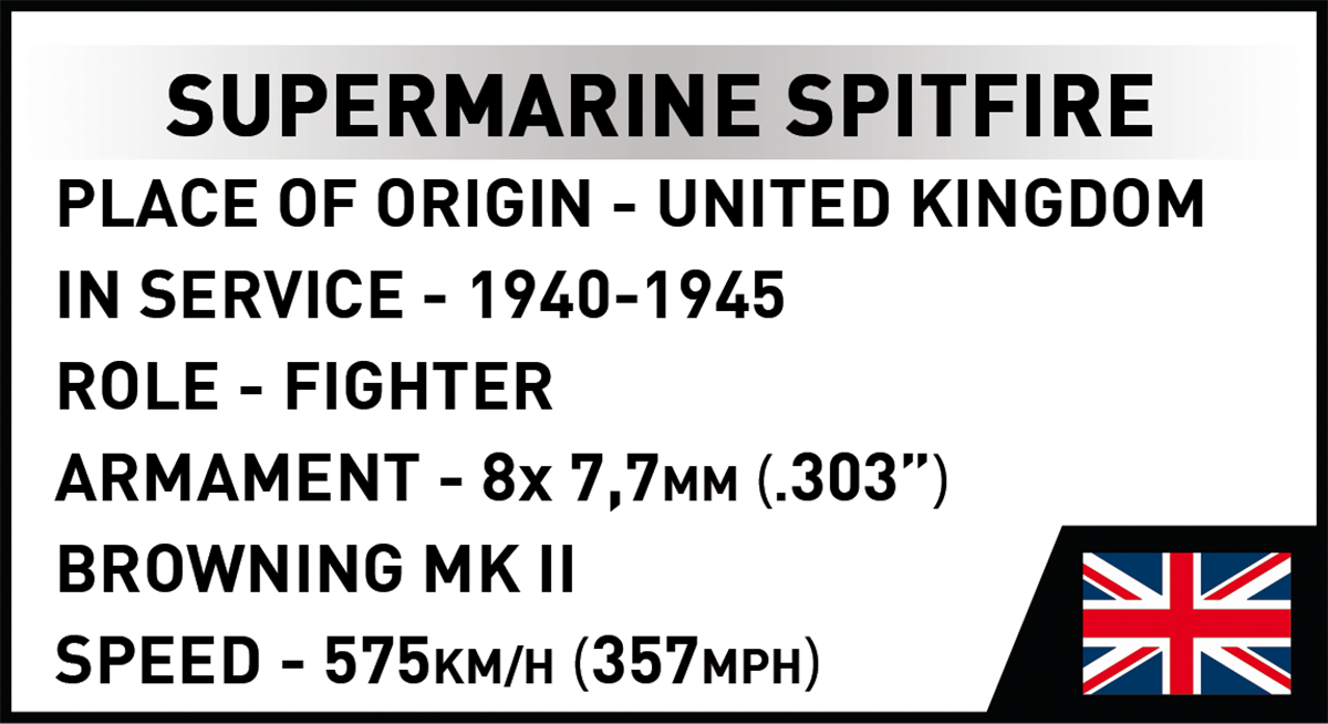 COBI Supermarine Spitfire Mk.II Fighter : Set #5778
