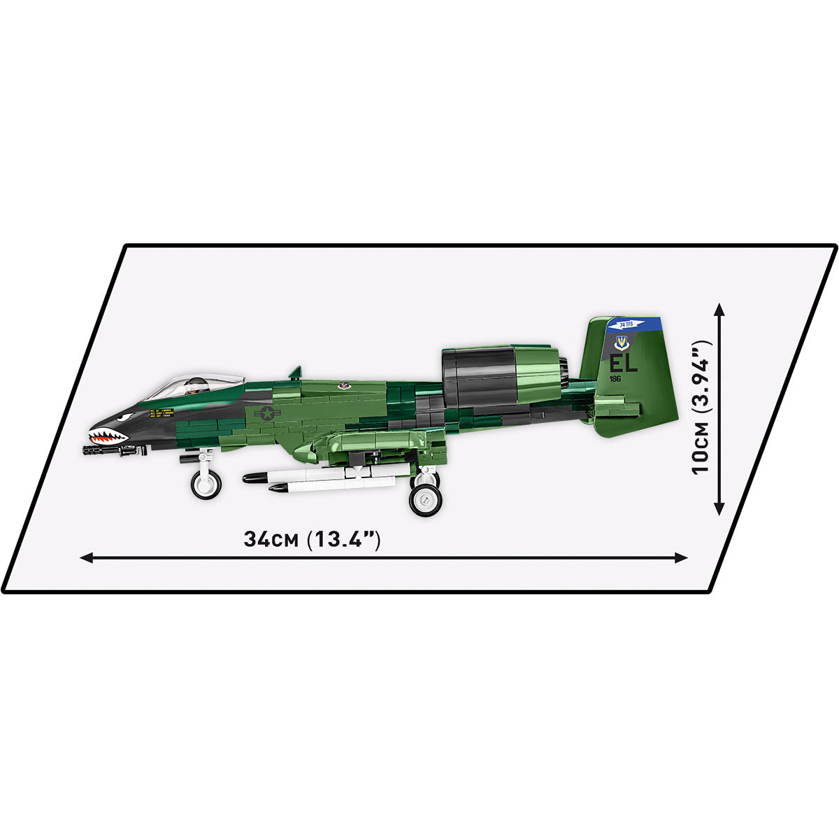 Avión de ataque COBI A-10 Thunderbolt II Warthog: Conjunto n.° 5856