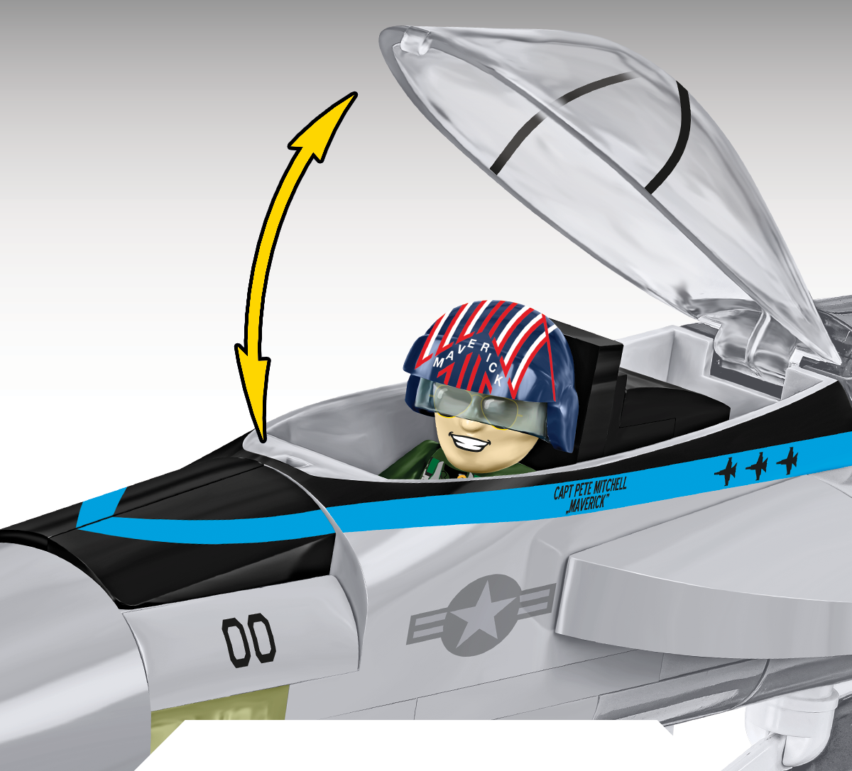 COBI TOP GUN MAVERICK F/A-18E Super Hornet Jet : Set #5805B
