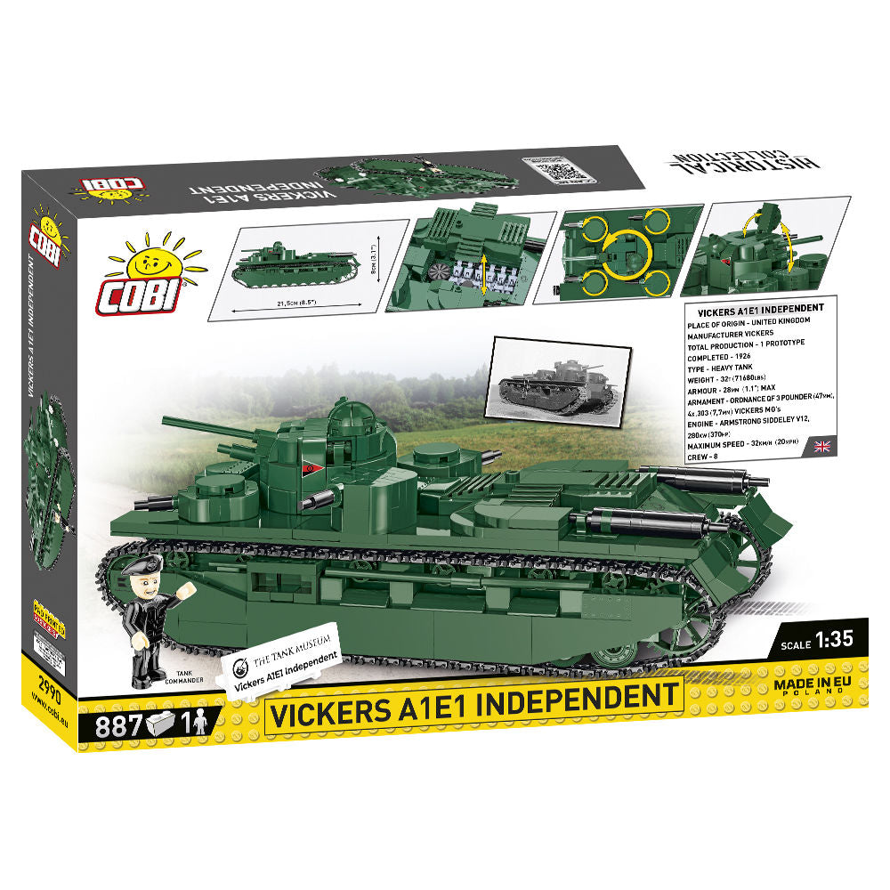 COBI Vickers A1E1 Independent Tank: Set #2990