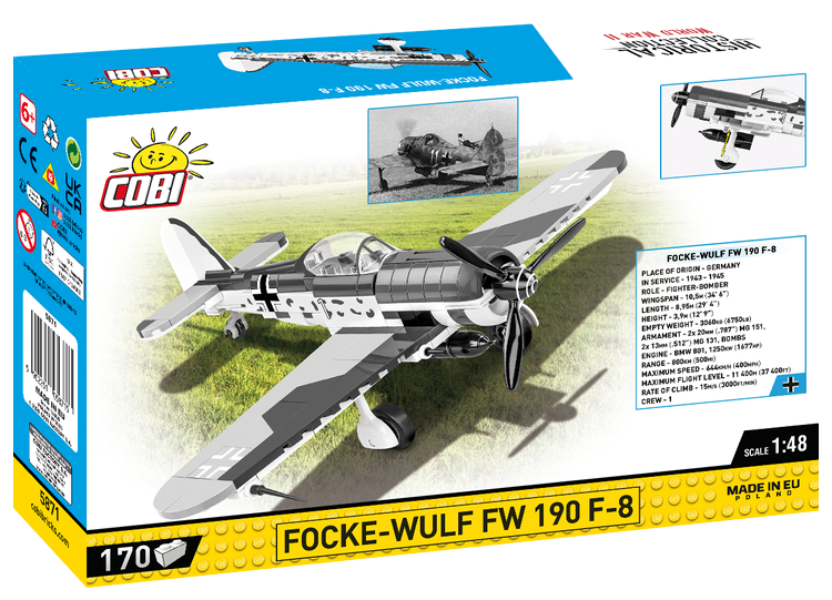 COBI Focke-Wulf FW 190 F-8 Fighter : Set #5871