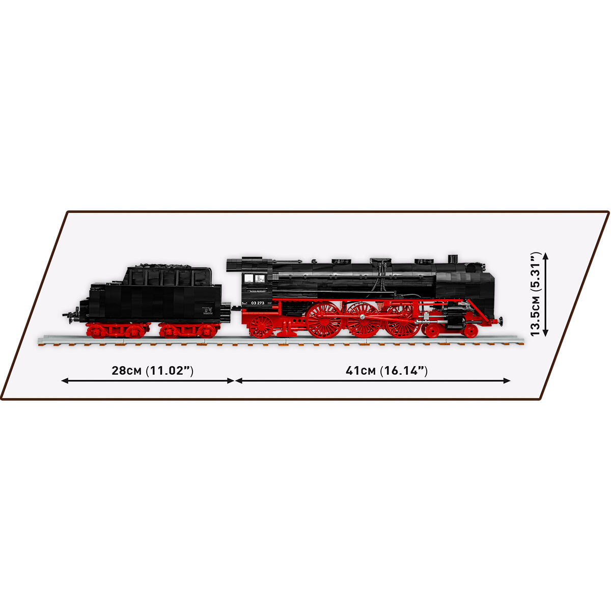 COBI Steam Locomotive DR BR 03 Train : Set #6288