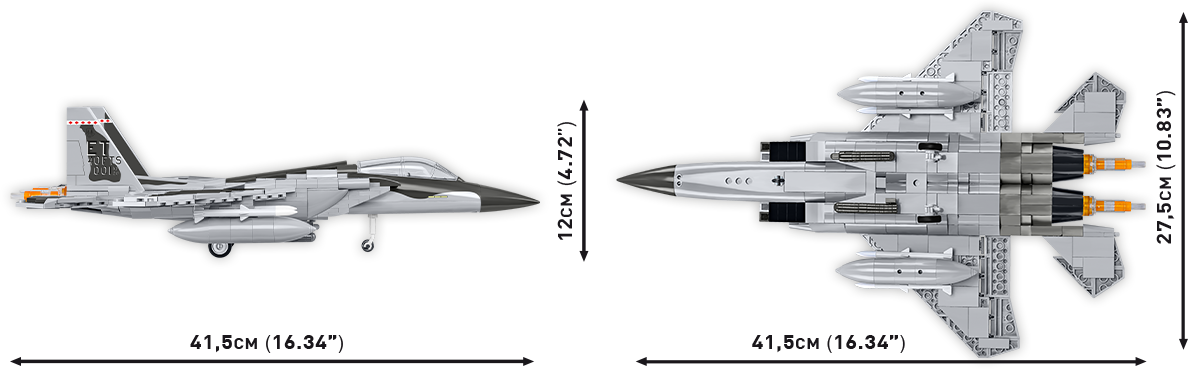 Avión de combate COBI Boeing F-15EX Eagle II: Conjunto n.° 5900