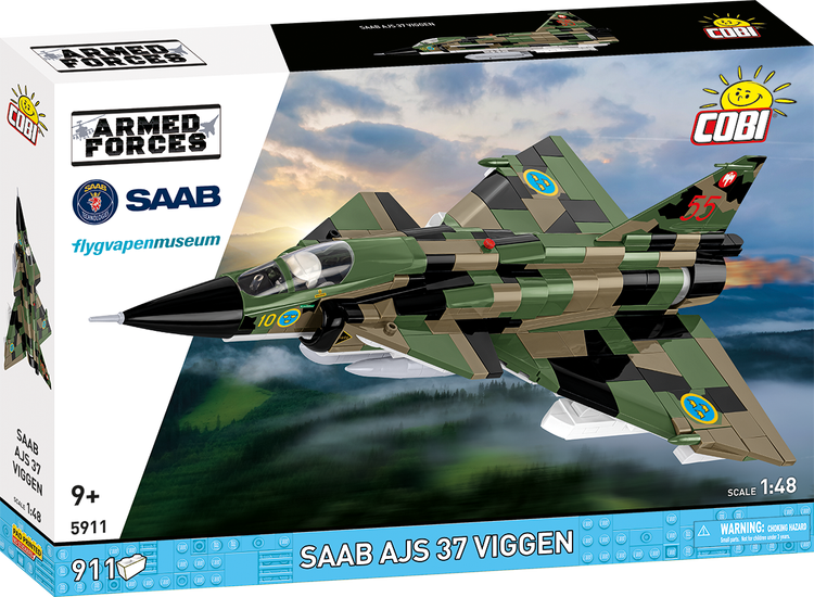 COBI SAAB AJS 37 Viggen Jet Fighter: Conjunto #5911