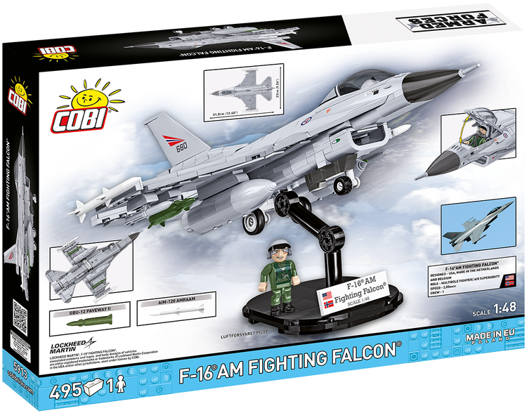 COBI F-16 AM Fighting Falcon Fighter : Set #5913