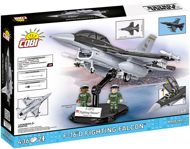 COBI F-16 D Fighting Falcon USAF Fighter : Set #5914