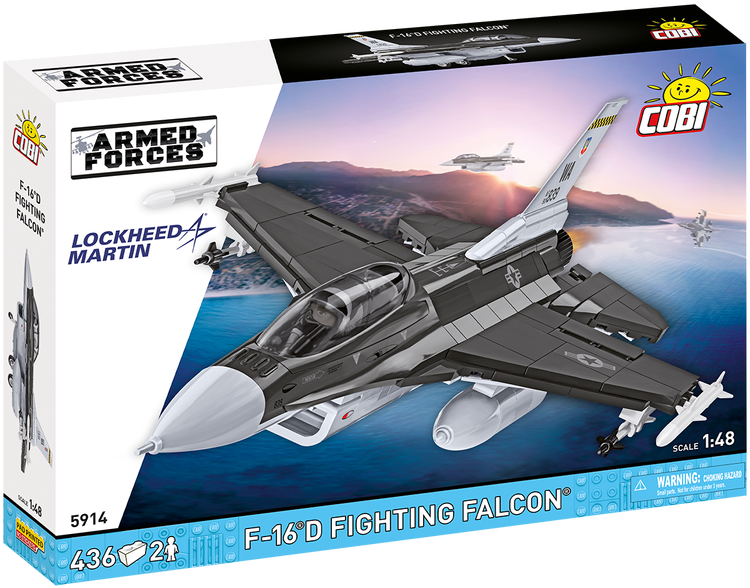 Caza COBI F-16 D Fighting Falcon de la USAF: Conjunto n.° 5914