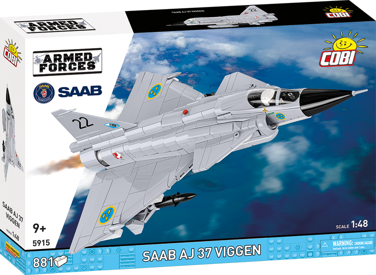 COBI SAAB AJ 37 Viggen Jet Fighter: Conjunto #5915