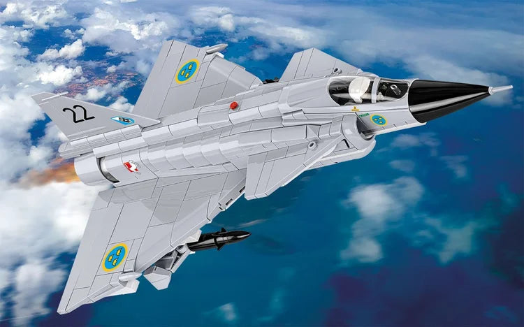 COBI SAAB AJ 37 Viggen Jet Fighter: Conjunto #5915