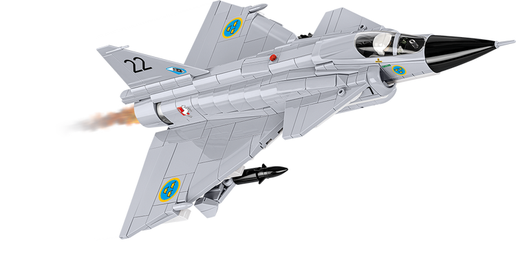 COBI SAAB AJ 37 Viggen Jet Fighter: Conjunto #5915