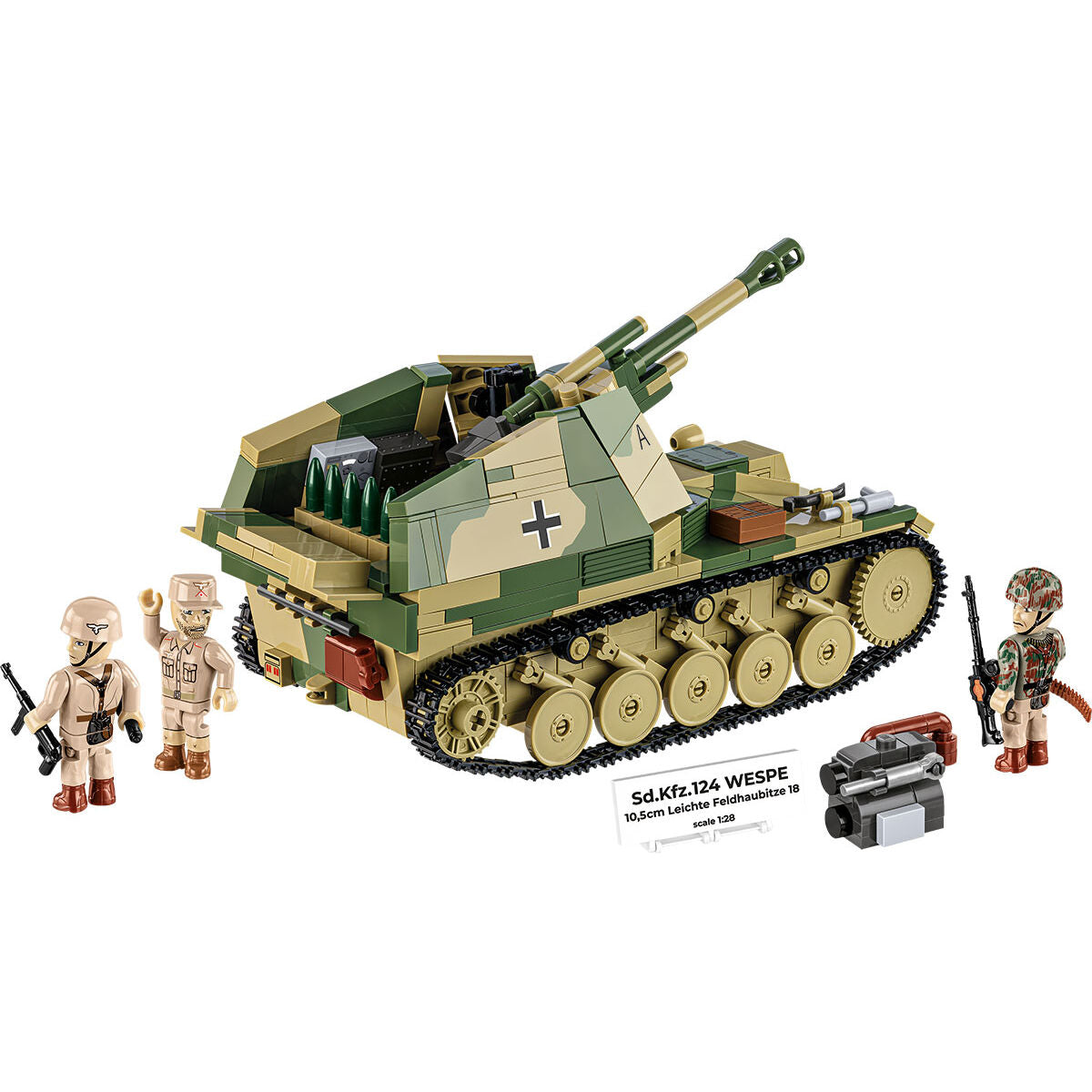 Cañón autopropulsado COBI SD.KFZ.124 Wespe EDICIÓN EJECUTIVA: Juego n.° 2598