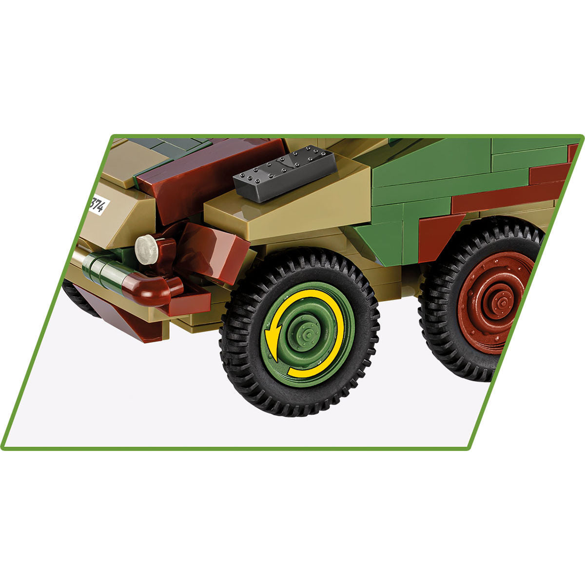 COBI Sd.Kfz. 234/2 PUMA Armored Vehicle : Set #2287