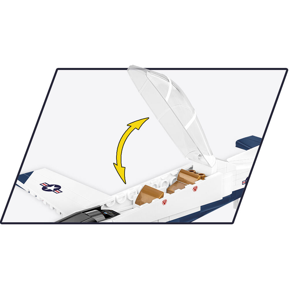 COBI Beechcraft T-6 Texan II Turboprop Blue/White: Set #26624