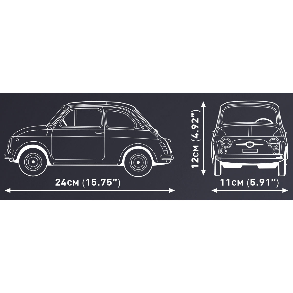 COBI EXECUTIVE EDITION Fiat Abarth 595 Car: Set #24353