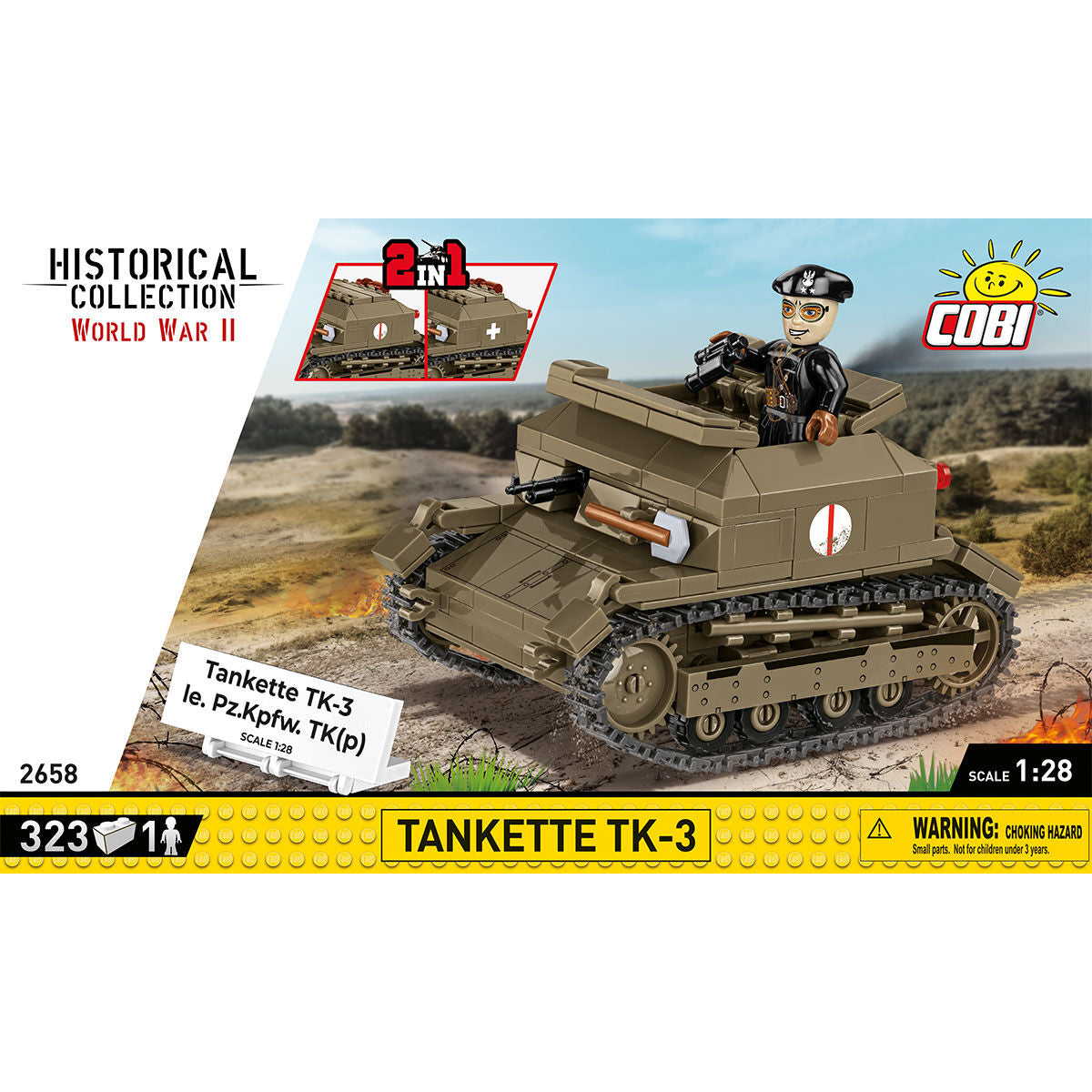 Tanque COBI Tankette TK-3: Juego #2658