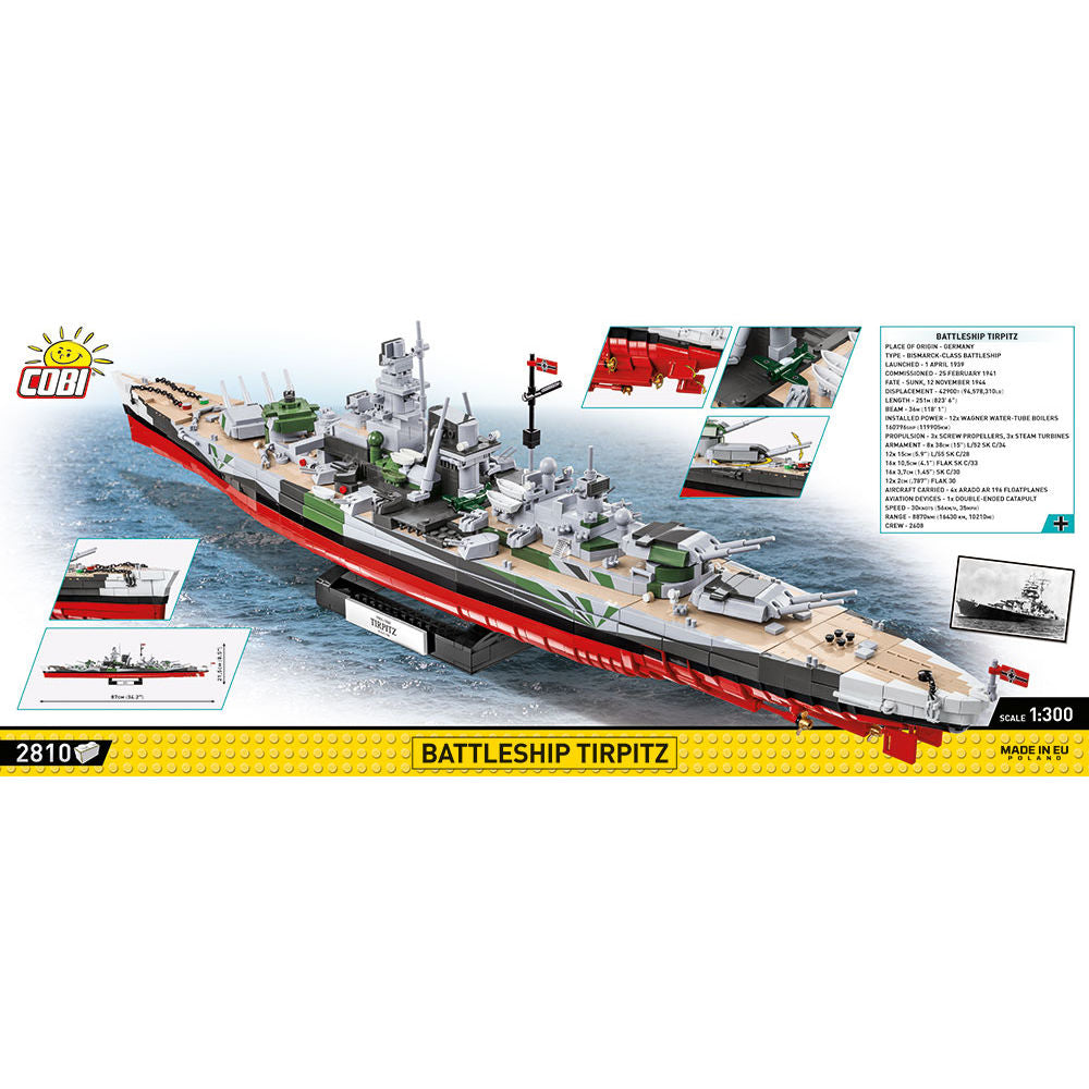 COBI Battleship Tirpitz: Set #4839