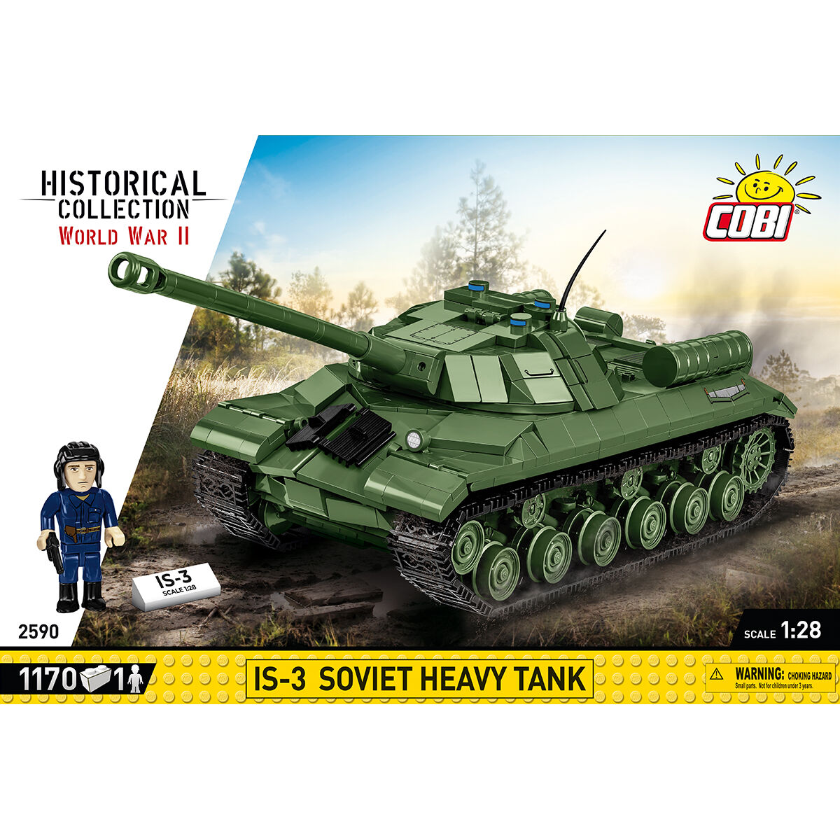 Tanque pesado soviético COBI IS-3: Set n.° 2590