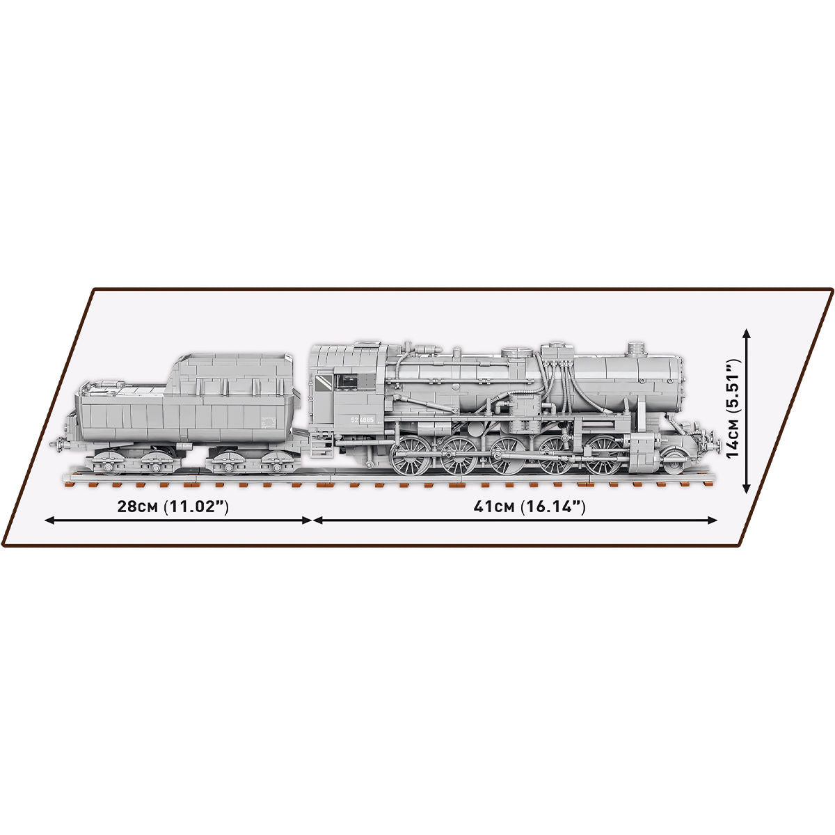 COBI Kriegslokomotive Baureihe 52 Locomotive : Set #6281