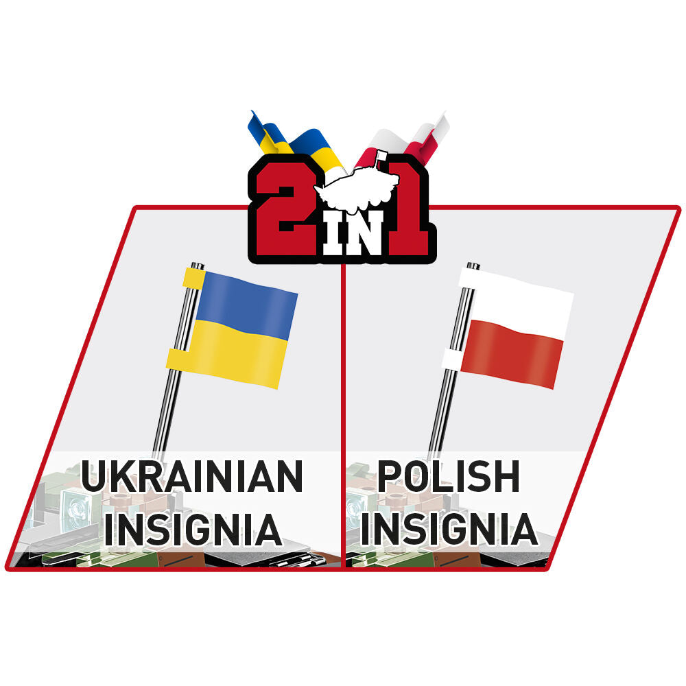 Vehículo multiusos COBI KTO Rosomak (PL/UA): juego n.º 2629