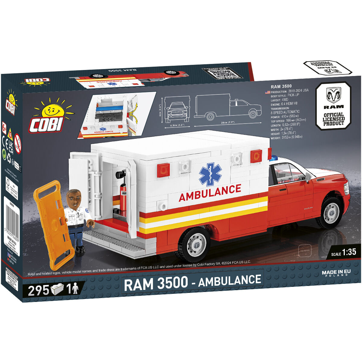 Ambulancia COBI DODGE Ram 3500: Juego #24609