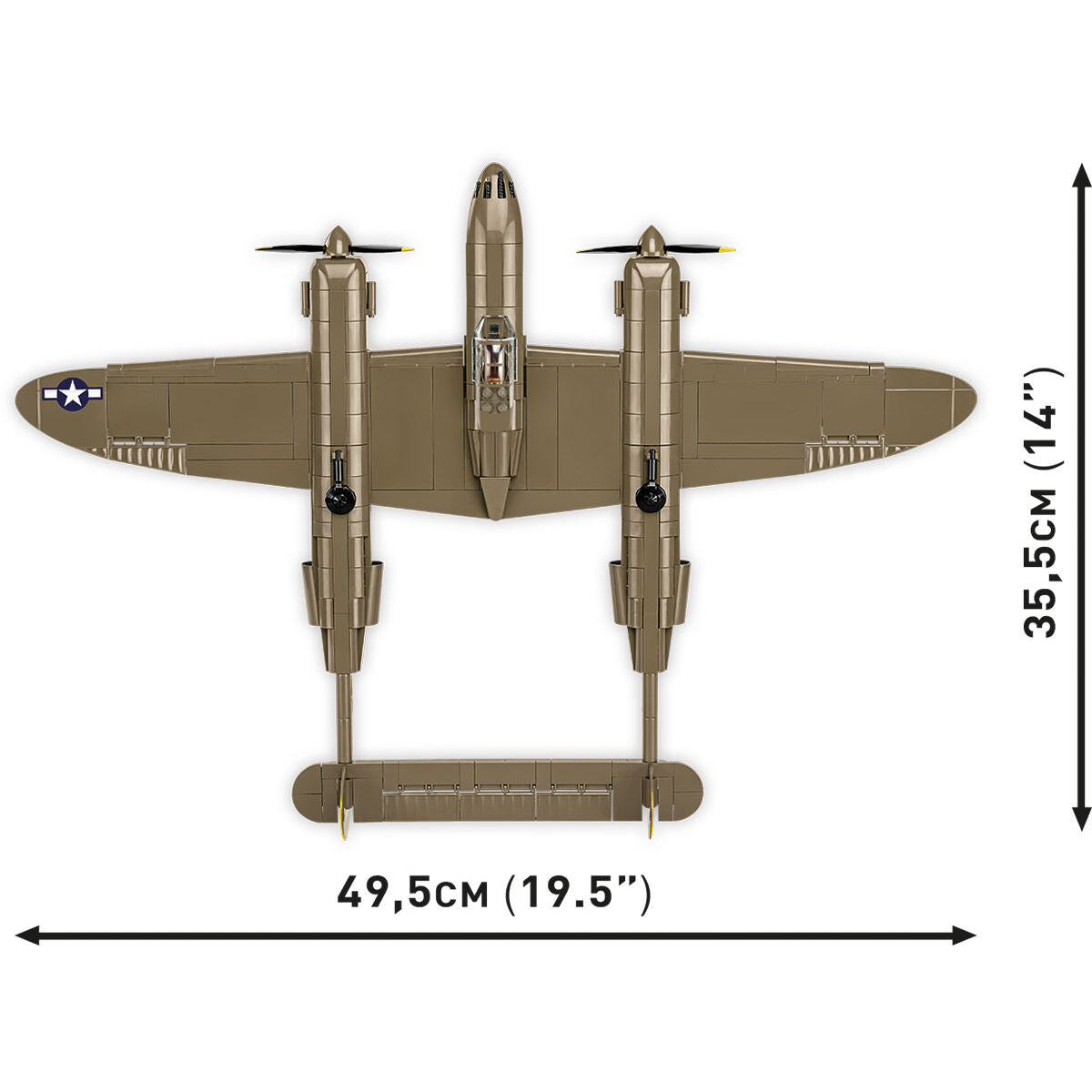 COBI Lockheed P-38 Lightning (H) Fighter : Set #5763