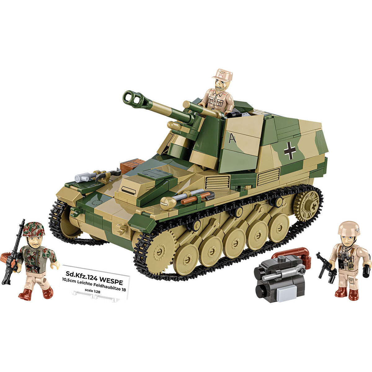 Cañón autopropulsado COBI SD.KFZ.124 Wespe EDICIÓN EJECUTIVA: Juego n.° 2598