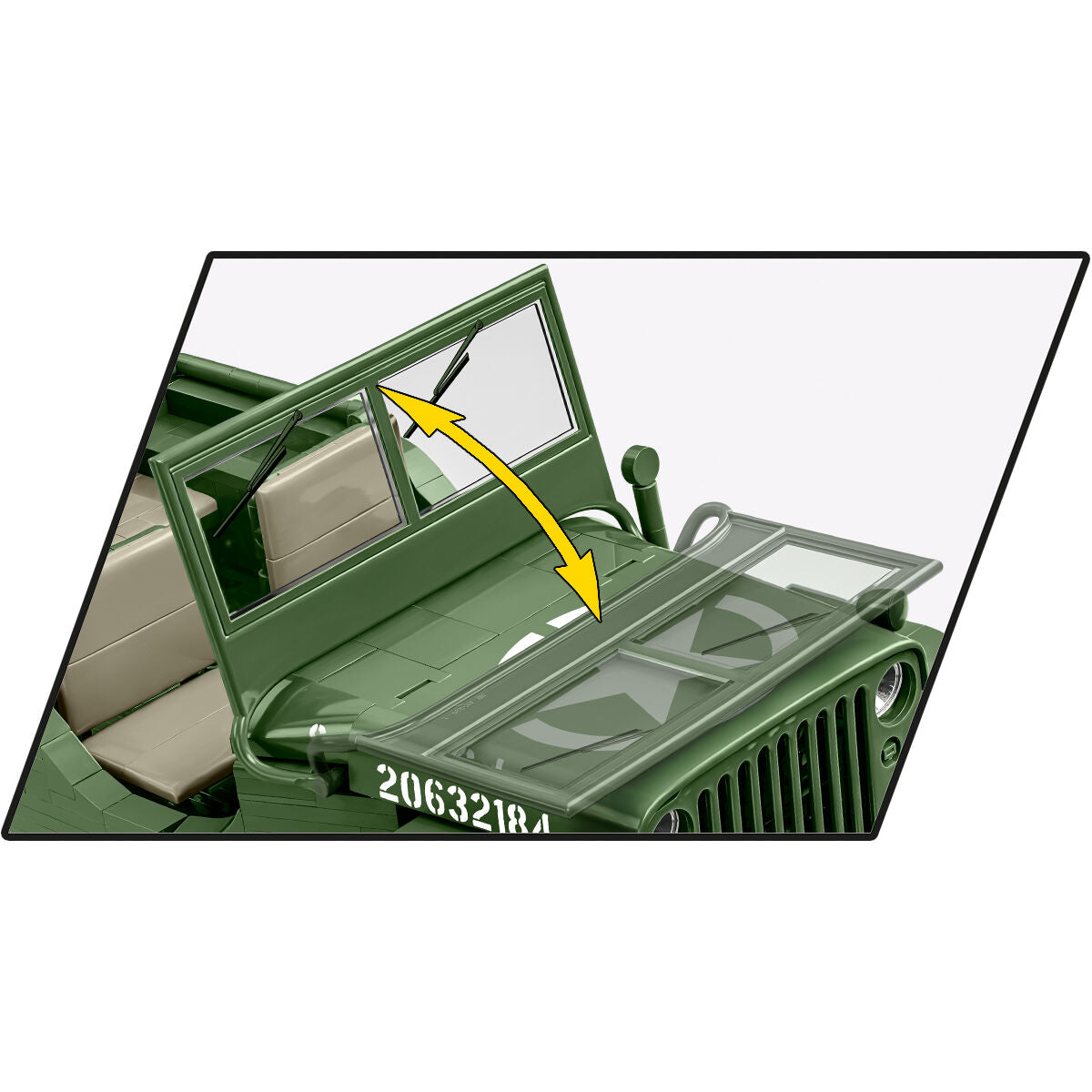 COBI EXECUTIVE EDITION JEEP Willys MB & Trailer: Set #2804