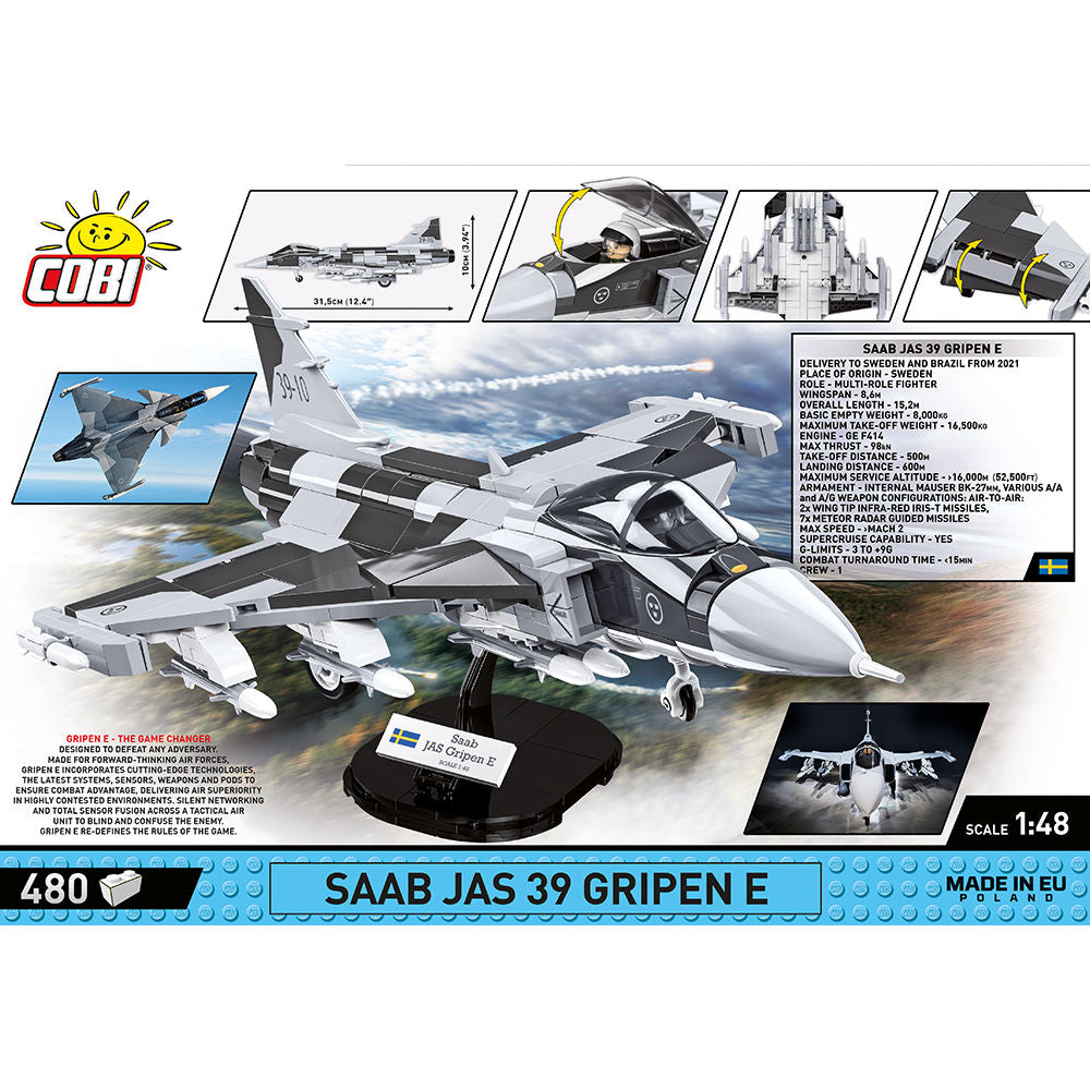 COBI SAAB JAS 39 Gripen E Fighter Jet: Set #5820