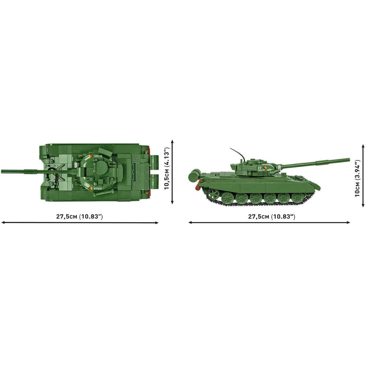 COBI T-72 (East Germany/Soviet) Tank : Set #2625