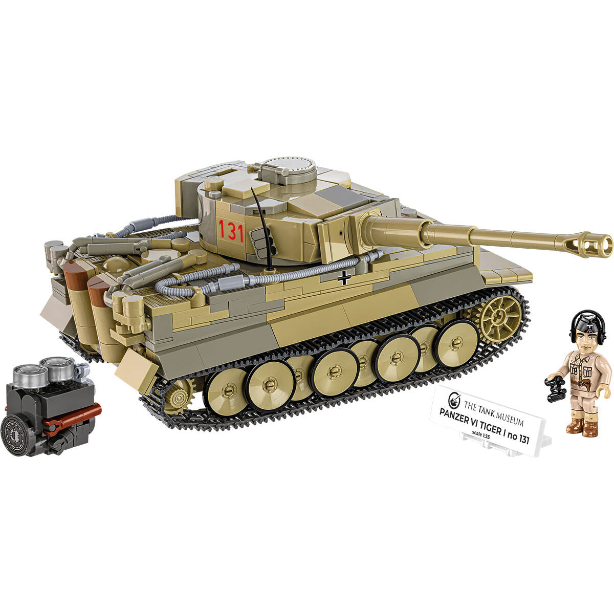 COBI PANZER VI Tiger I No. 131 Tank : Set #3123