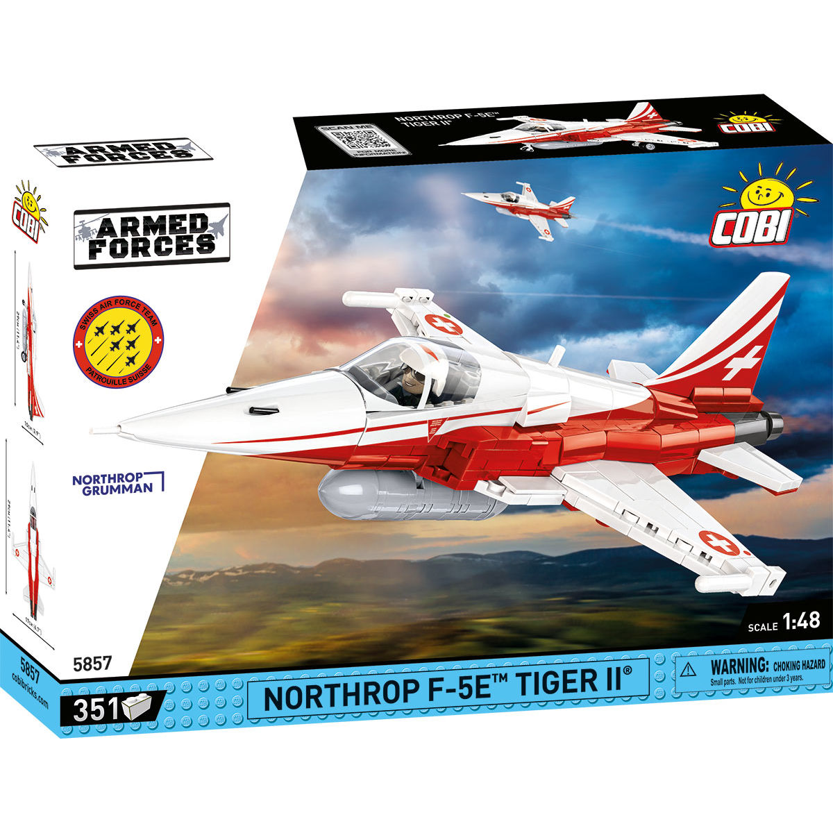 Avión a reacción COBI Northrop F-5E Tiger II: Conjunto n.° 5857