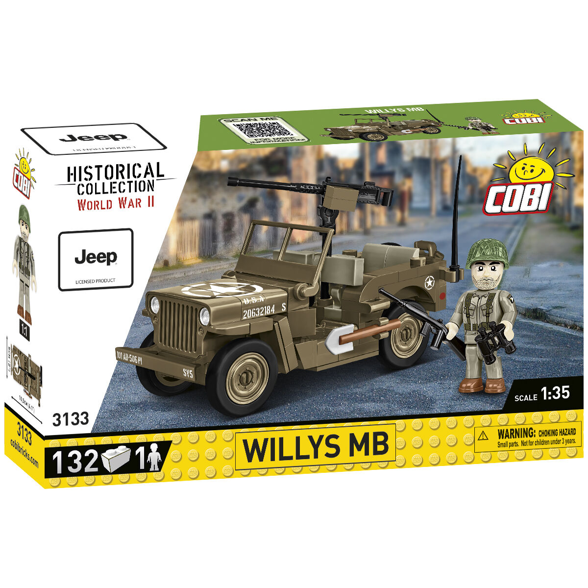 COBI JEEP Willys MB Vehicle : Set #3133