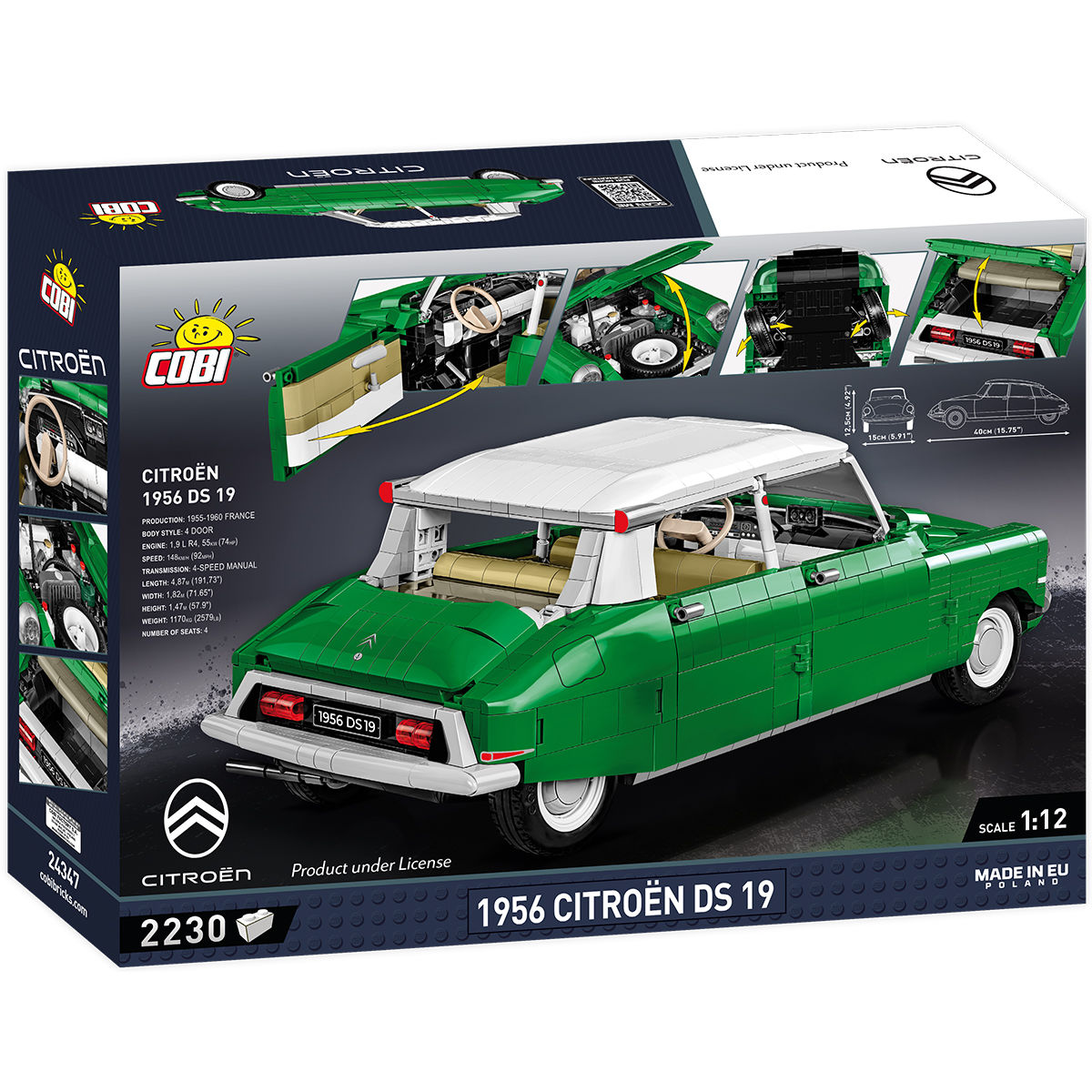 COBI 1956 Citroën DS 19 : Set #24347