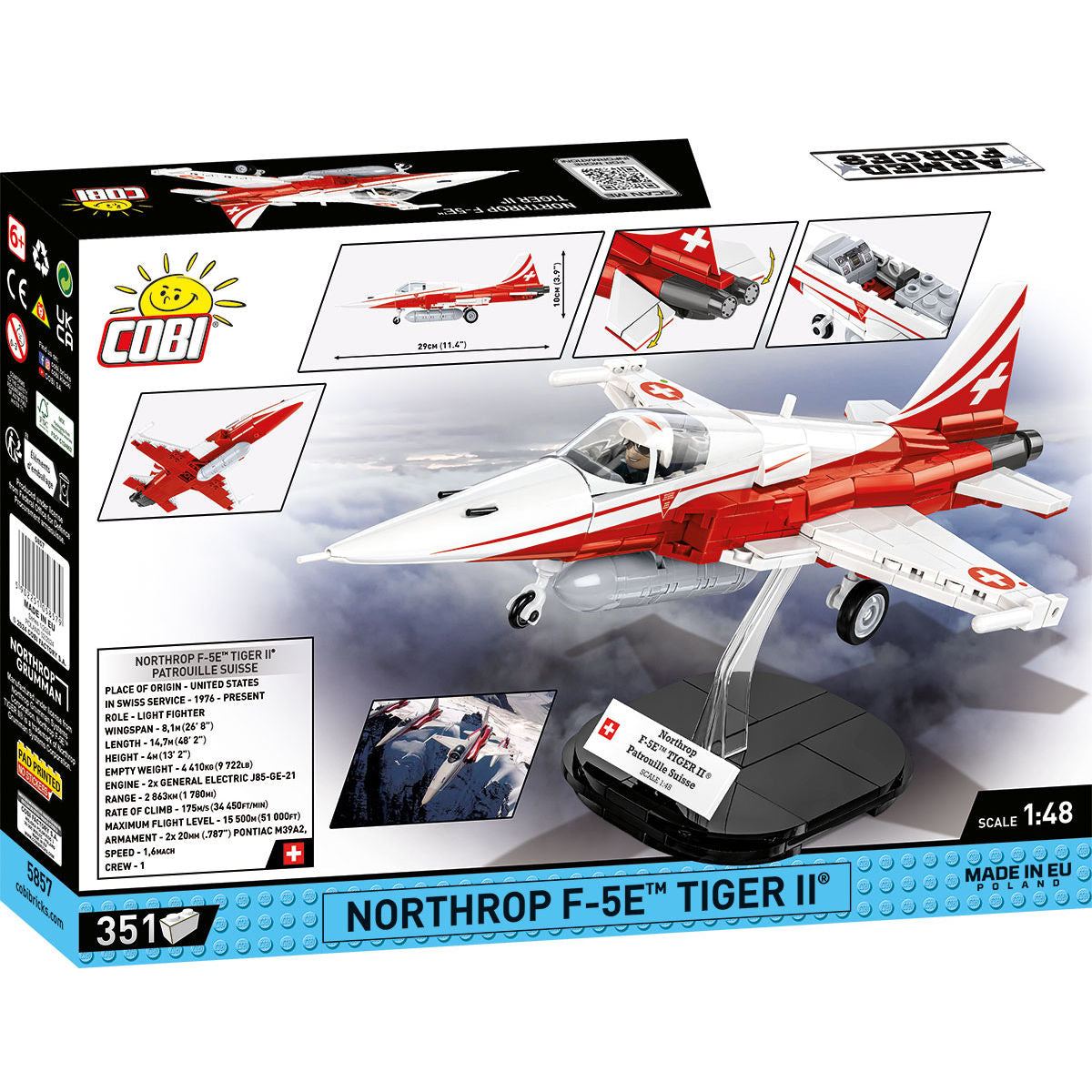 COBI Northrop F-5E Tiger II Jet: Set #5857