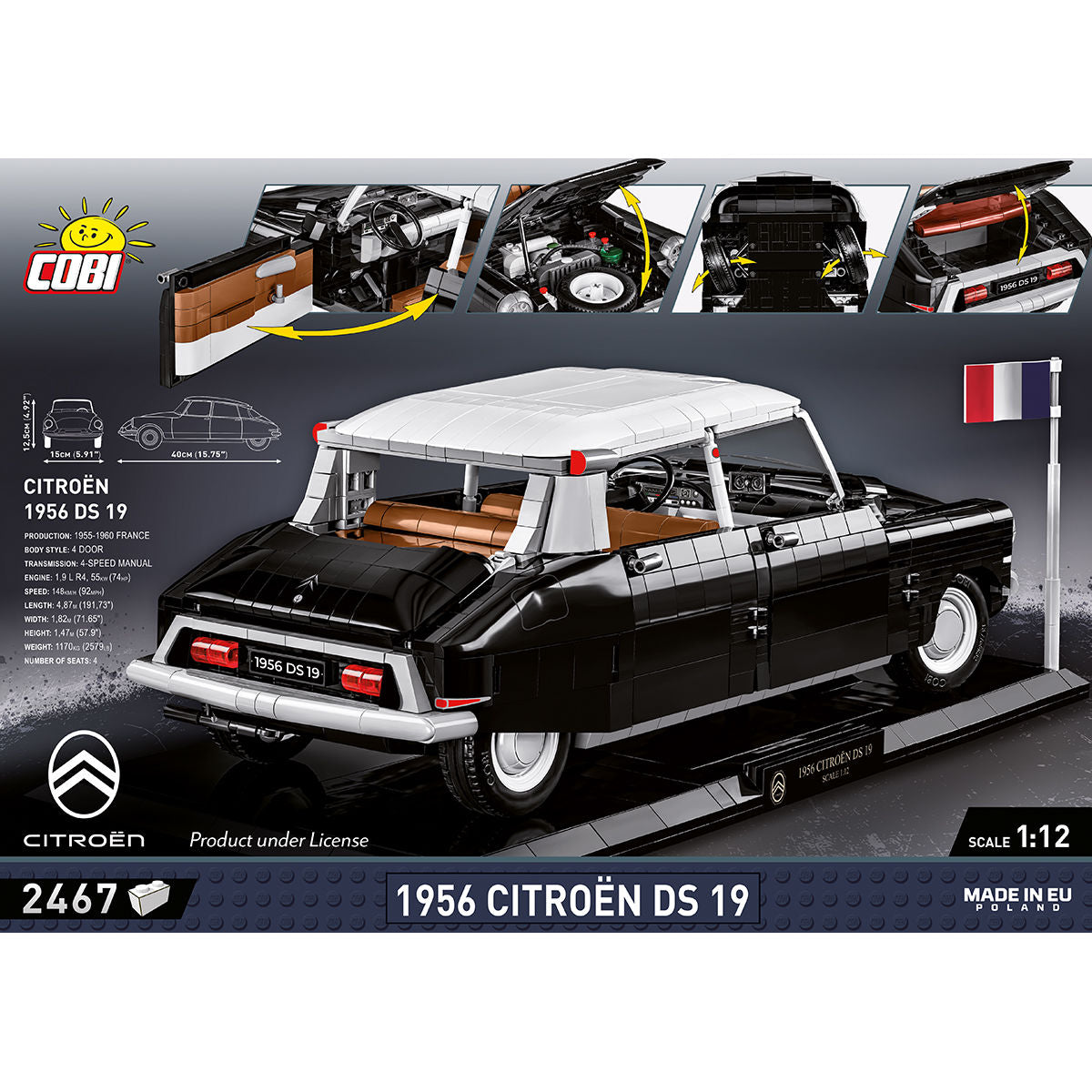 COBI EXECUTIVE EDITION 1956 Citroën DS 19 : Set #24350