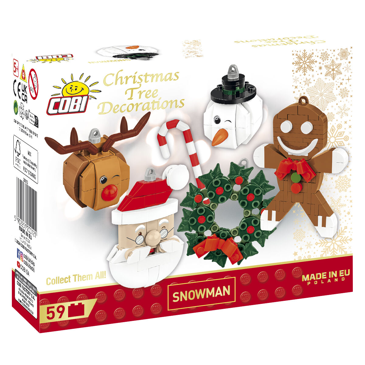 COBI Snowman Ornament: Set #200012