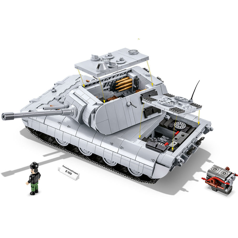 Tanque COBI Panzerkampfwagen E-100: Juego #2572