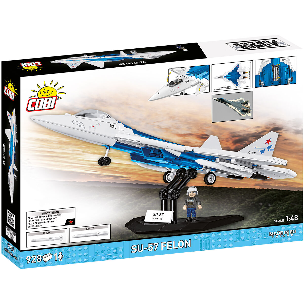 COBI Su-57 FELON Fighter: Set #5909