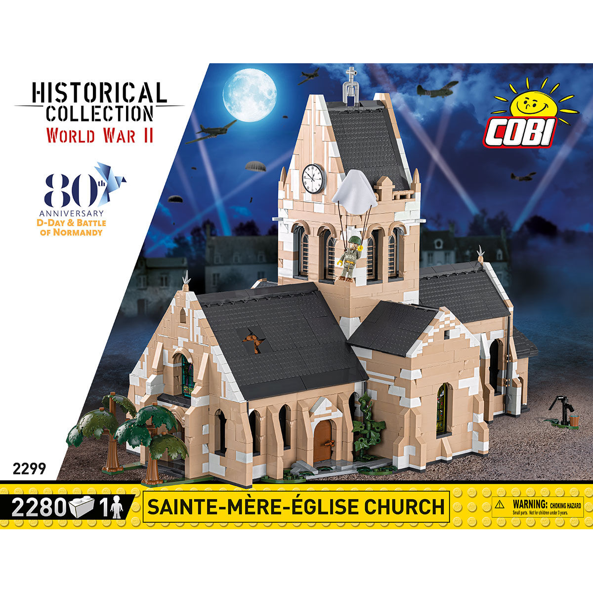 COBI Sainte-Mere-Eglise Church: Set #2299