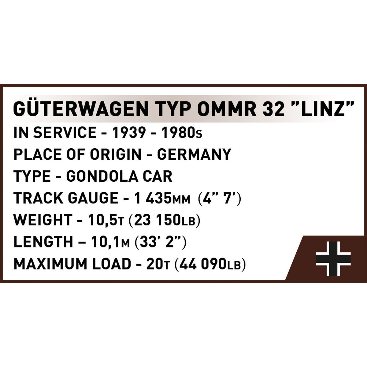COBI Guterwagen TYP OMMR 32 