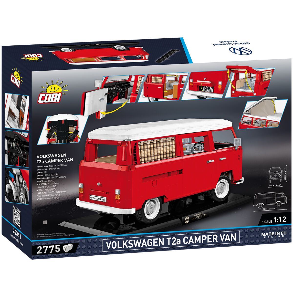 COBI EXECUTIVE EDITION Volkswagen T2a Camper Van: Set #24361